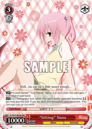 "Sitting" Nana (RRR) (TL/W37-E064R RRR) - To Loveru Darkness 2nd