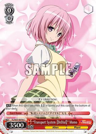 "Transport System [DeDial]" Momo (TL/W37-E076 C) - To Loveru Darkness 2nd