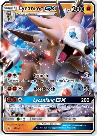 Lycanroc GX SM14  - Holofoil SM Promos - Promo