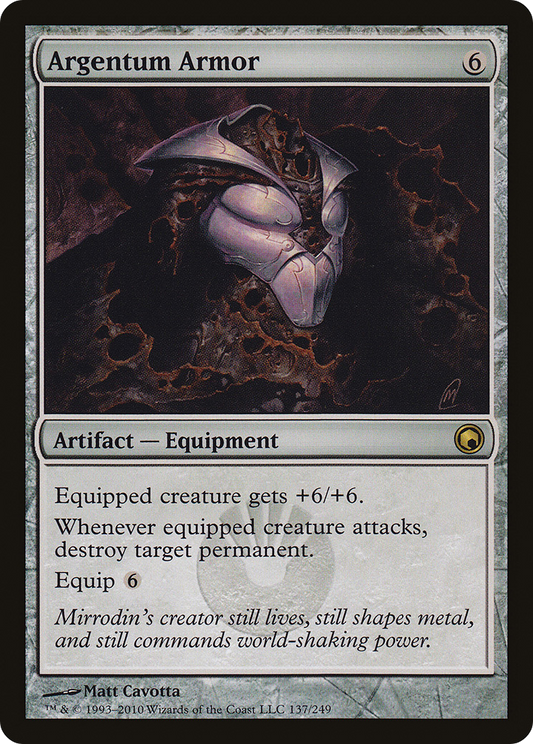 Argentum Armor (SOM-137) - Scars of Mirrodin Foil