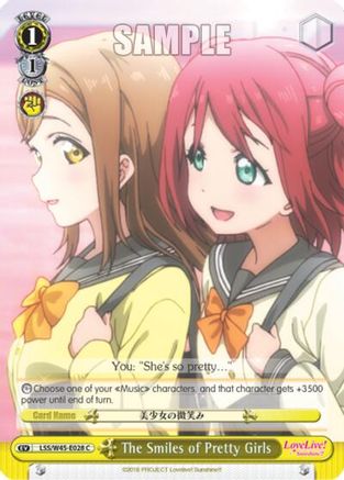 The Smiles of Pretty Girls (LSS/W45-E028 C) - Love Live! Sunshine!!