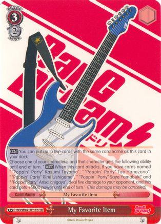 My Favorite Item (B) (BD/W47-TE11b TD) - BanG Dream!