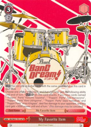 My Favorite Item (D) (BD/W47-TE11d TD) - BanG Dream!