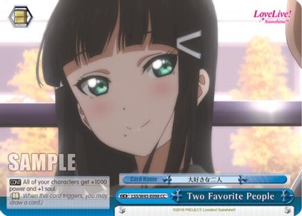 Two Favorite People (LSS/W45-E098 CC) - Love Live! Sunshine!!