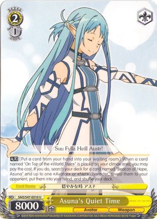 Asuna's Quiet Time (SAO/S47-E010 U) - Sword Art Online Re: Edit