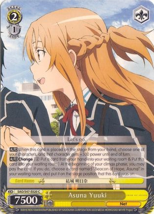 Asuna Yuuki (SAO/S47-E020 C) - Sword Art Online Re: Edit