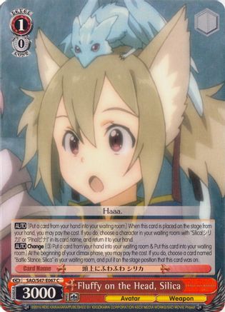 Fluffy on the Head, Silica (SAO/S47-E067 C) - Sword Art Online Re: Edit