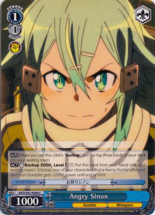 Angry Sinon (SAO/S47-E094 C) - Sword Art Online Re: Edit