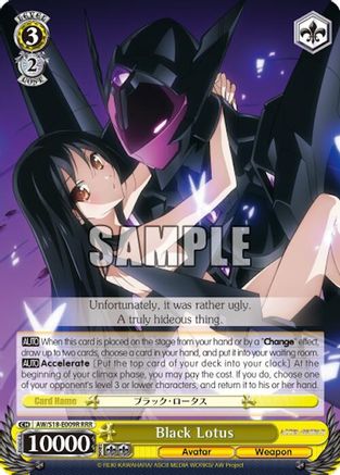Black Lotus (RRR) (AW/S18-E009R RRR) - Accel World