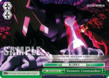 Demonic Commandeer (AW/S18-E055 CC) - Accel World