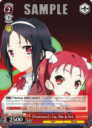 Prominence's Top, Niko & Pard (AW/S18-E074 C) - Accel World