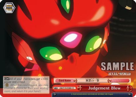 Judgment Blow (AW/S18-E080 CC) - Accel World