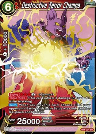 Destructive Terror Champa (BT1-004) - Galactic Battle