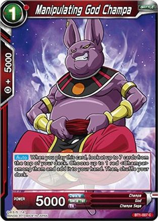 Manipulating God Champa (BT1-007) - Galactic Battle