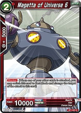 Magetta of Universe 6 (BT1-021) - Galactic Battle