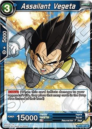 Assailant Vegeta (BT1-037) - Galactic Battle