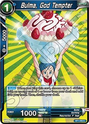 Bulma, God Tempter (BT1-040) - Galactic Battle