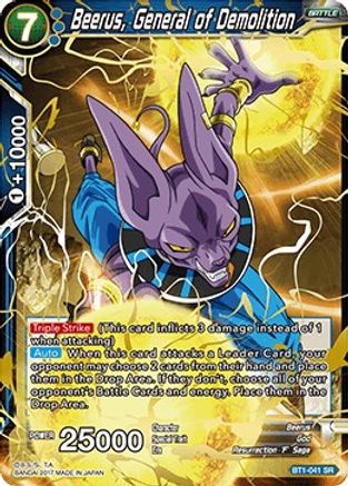 Beerus, General of Demolition (BT1-041) - Galactic Battle