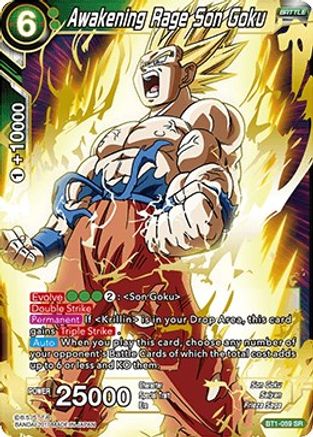 Awakening Rage Son Goku (BT1-059) - Galactic Battle