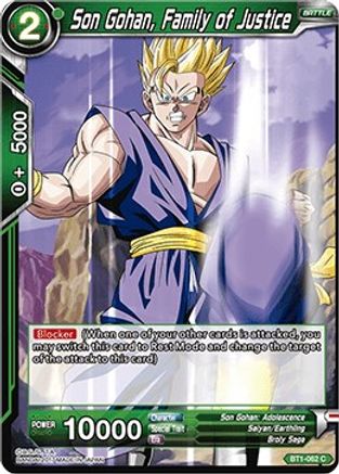 Son Gohan, Family of Justice (BT1-062) - Galactic Battle