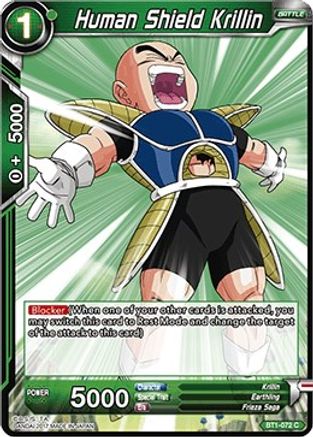 Human Shield Krillin (BT1-072) - Galactic Battle