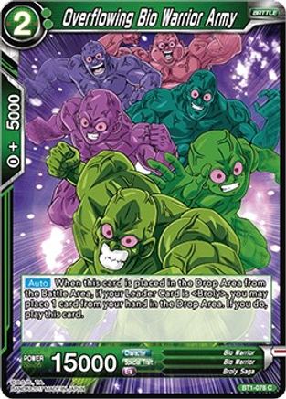 Overflowing Bio Warrior Army (BT1-078) - Galactic Battle