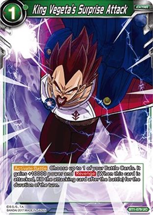 King Vegeta's Surprise Attack (BT1-079) - Galactic Battle