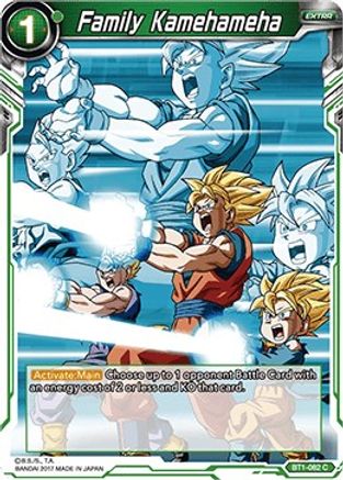 Family Kamehameha (BT1-082) - Galactic Battle