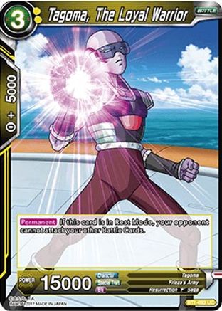 Tagoma, The Loyal Warrior (BT1-093) - Galactic Battle