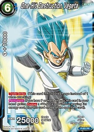 One-Hit Destruction Vegeta (P-001) - Promotion Cards