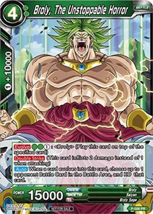 Broly, The Unstoppable Horror (Foil Version) (P-006) - Promotion Cards