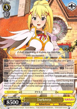 Darkness (KS/W49-E001 RR) - KonoSuba