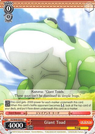 Giant Toad (KS/W49-E056 C) - KonoSuba