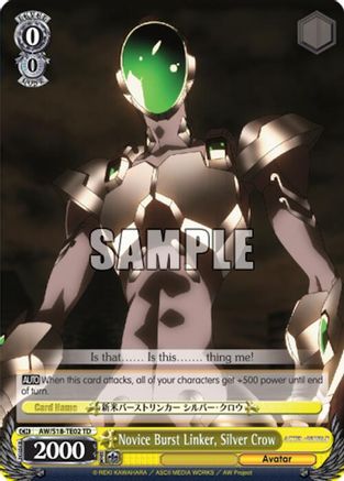 Novice Burst Linker, Silver Crow (AW/S18-TE02 TD) - Accel World