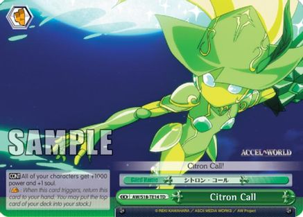 Citron Call (TD) (AW/S18-TE14 TD) - Accel World