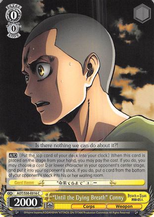 "Until the Dying Breath" Conny (AOT/S50-E016 C) - Attack on Titan Vol. 2