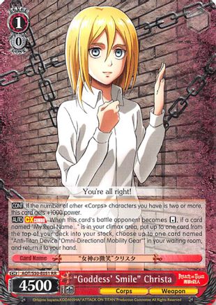 "Goddess' Smile" Christa (AOT/S50-E051 RR) - Attack on Titan Vol. 2