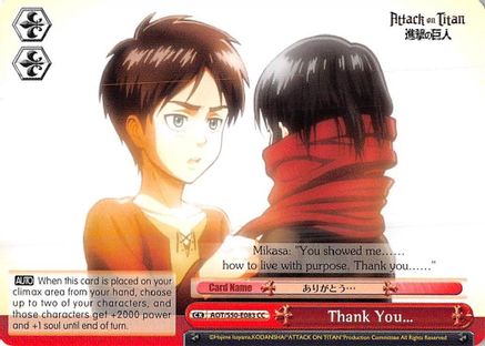 Thank You... (AOT/S50-E083 CC) - Attack on Titan Vol. 2