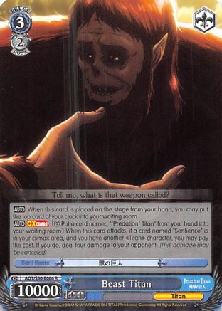Beast Titan (AOT/S50-E086 R) - Attack on Titan Vol. 2