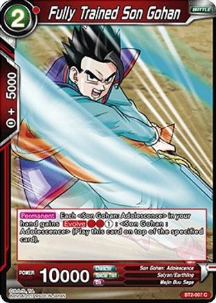 Fully Trained Son Gohan (BT2-007) - Union Force
