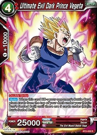Ultimate Evil Dark Prince Vegeta (BT2-009) - Union Force