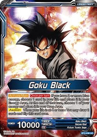 Goku Black // Goku Black, The Bringer of Despair (BT2-036) - Union Force
