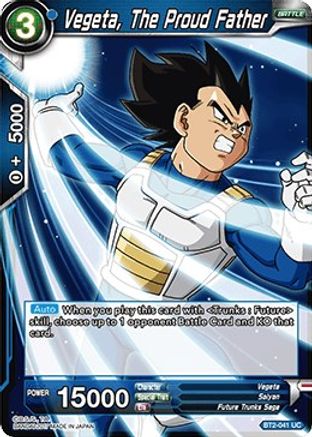 Vegeta, The Proud Father (BT2-041) - Union Force
