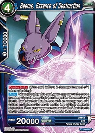 Beerus, Essence of Destruction (BT2-046) - Union Force