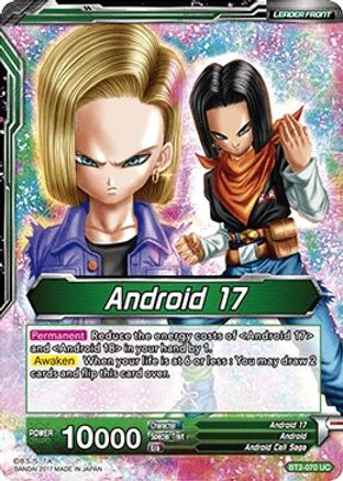 Android 17 // Diabolical Duo Androids 17 & 18 (BT2-070) - Union Force