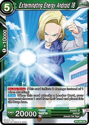Exterminating Energy Android 18 (BT2-090) - Union Force