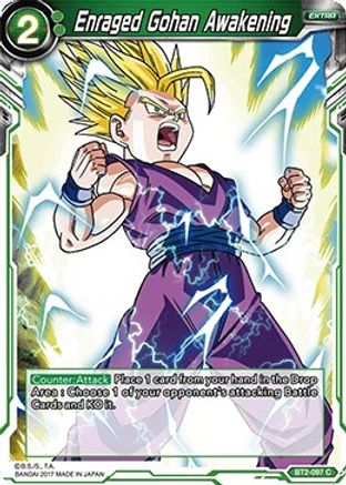 Enraged Gohan Awakening (BT2-097) - Union Force