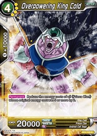 Overpowering King Cold (BT2-105) - Union Force