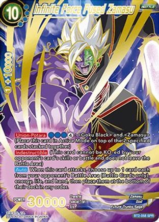 Infinite Force Fused Zamasu (SPR) (BT2-058) - Union Force