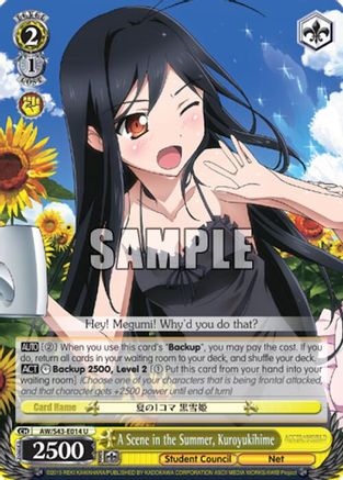 A Scene in the Summer, Kuroyukihime (AW/S43-E014 U) - Accel World -Infinite Burst-
